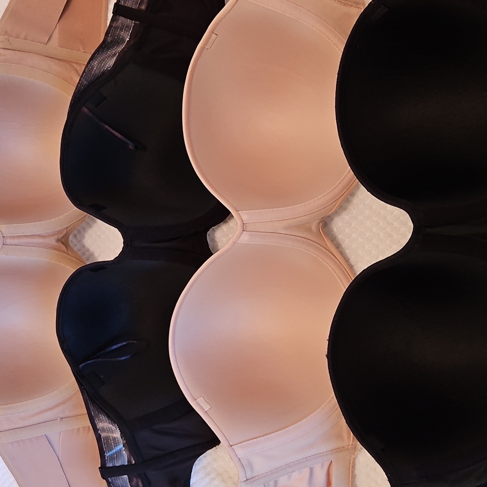 40C Maidenform Bali Strapless Black and Tan Bra Bundle - Picture 2 of 5